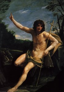 Saint John The Baptist — Reni Guido (le Guide), Baroque