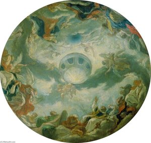The Adoration of the Trinity (design for the decoration of a dome)