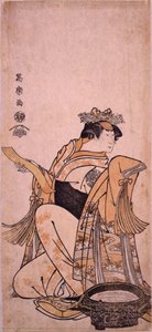 Nakamura Nozio Ii As Ono No Komachi — Toshusai Sharaku, Ukiyo-e