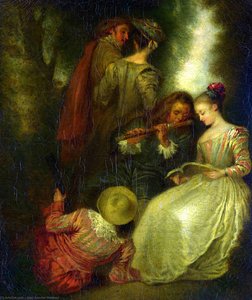 Perfect Harmony — Jean-antoine Watteau, Rococo Style