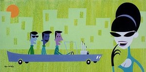 Three Elegible Bachelors — Josh Agle (shag)