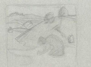Sketch For ''the Sorceress'' 1 — Nicholas Roerich