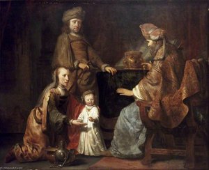 The Infant Samuel brought by Hanna to Eli