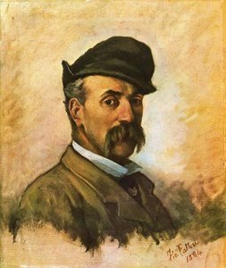 Self-portrait At Fifty-nine — Giovanni Fattori
