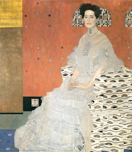 Portrait Of Fritza Riedler — Gustav Klimt, Art Nouveau