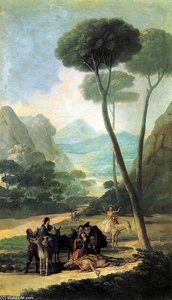 The Fall Or The Accident — Francisco José De Goya Y Lucientes, Romanticism