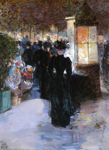 Paris Nocturne — Frederick Childe Hassam