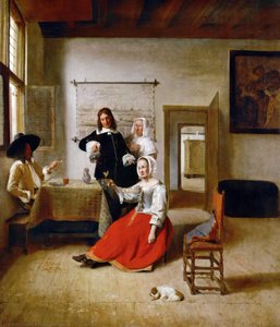 The Drinker — Pieter De Hooch