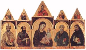 Polyptych No. 28 — Duccio Di Buoninsegna, Gothic Revival