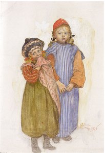 Las Ni__as Del Carpintero Helberg — Carl Larsson