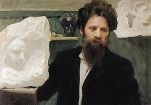 Portrait Of Sculptor N.l. Aronson — Boris Mikhailovich Kustodiev