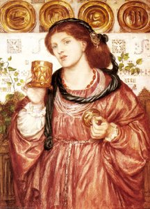 The Loving Cup — Dante Gabriel Rossetti, Pre-raphaelite Revival