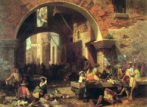 The Arch Of Octavius — Albert Bierstadt