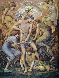 Cupid's Hunting Fields — Edward Coley Burne-jones, Pre-raphaelite Brotherhood