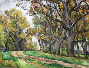 Autumn Road — Pyotr Konchalovsky
