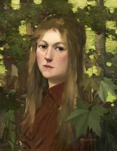 Portrait Head — David Gauld, Glasgow Style