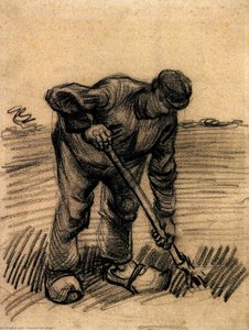 Peasant Woman Lifting Potatoes — Vincent Willem Van Gogh