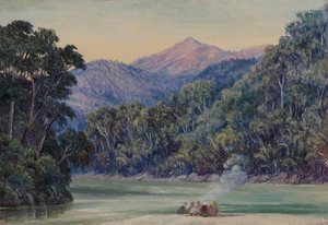 Meeting Of The Rivers Near Darjeeling — Marianne North, Naturalism