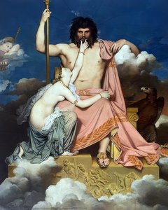 Jupiter And Thetis — Jean-auguste-dominique Ingres