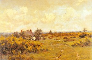 A Gaggle Of Geese On A Fram — Edward Wilkins Waite