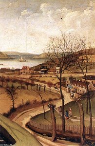 The Nativity (detail) — Robert Campin (master Of Flemalle)