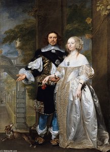 Portrait Of A Married Couple In The Park