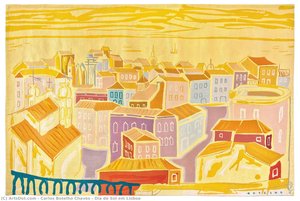 Dia De Sol Em Lisboa — Carlos Botelho Chaves, Modernist