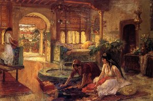 Orientalist Interior — Frederick Arthur Bridgman