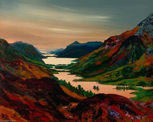 The Great Glen through Four Seasons (panel 1 of 4)