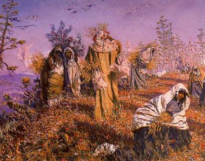 Las Espigadoras De Jericó — Antonio Muñoz Degrain