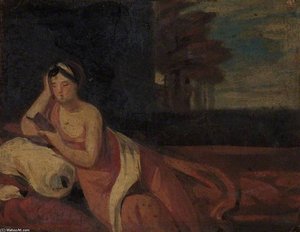 Reclining Woman, Reading