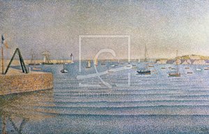 The Harbour At Portrieux — Paul Signac