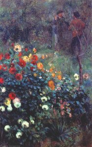 Garden In The Rue Cortot — Pierre-auguste Renoir, Impressionist Painting
