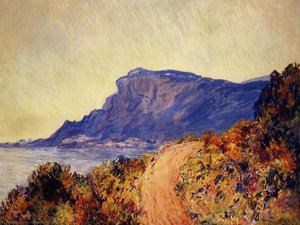 Coastal Road At Cap Martin, Near Menton — Claude Monet