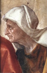 Sacrifice Of Noah (detail) — Michelangelo Buonarroti, High Renaissance