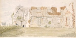 The Ruins Of Hillesden Manor Near Elstow Church, Bedfordshire — John Frederick Lewis