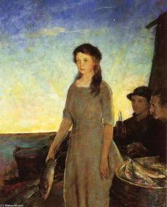 The Fisherman's Daughter — Charles Webster Hawthorne