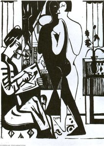 Painter And Modell — Ernst Ludwig Kirchner