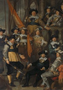 Officers And Other Civic Guardsmen Of District Xviii In Amsterdam, Under The Command Of Captain Albert Dircksz Bas And Lieutenant Lucas Pietersz Conijn, Govert Flinck, 1645 — Govert Teunisz Flinck, Baroque