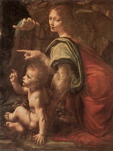 Virgin Of The Rocks (detail) — Leonardo Da Vinci