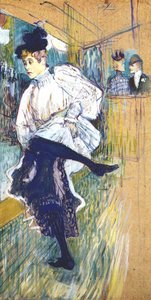Jane Avril Dancing — Henri De Toulouse-lautrec