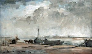 Sand Barges At Shoreham, West Sussex — Philip Wilson Steer