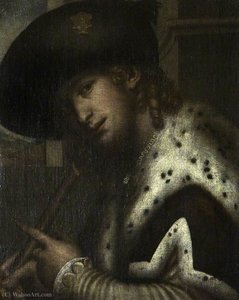 A Gallant With A Flute — Niccolò Frangipane