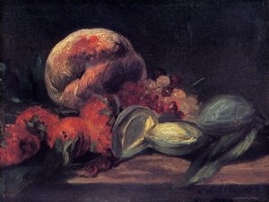 Almonds, Currants And Peaches — Édouard Manet