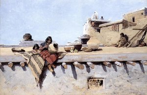 Painting Pots — Henry F Farny