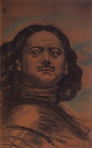 The Head Of Peter The Great — Boris Mikhailovich Kustodiev