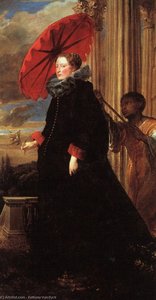 Marchesa Elena Grimaldi — Sir Anthony Van Dyck, Baroque Elegance