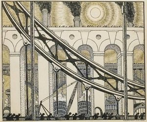 Project For The First Almanac ''chipovnick'' — Mstislav Dobuzhinsky