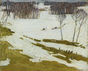 Winter Landscape — Leon Shulman Gaspard