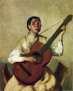 Blind Spanish Singer — Robert Henri